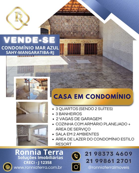 Casa em Condomínio - Venda - Sahy - Mangaratiba - RJ