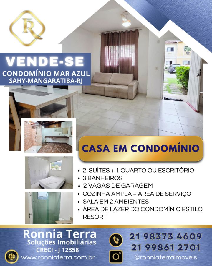 Casa em Condom�nio - Venda - Sahy - Mangaratiba - RJ