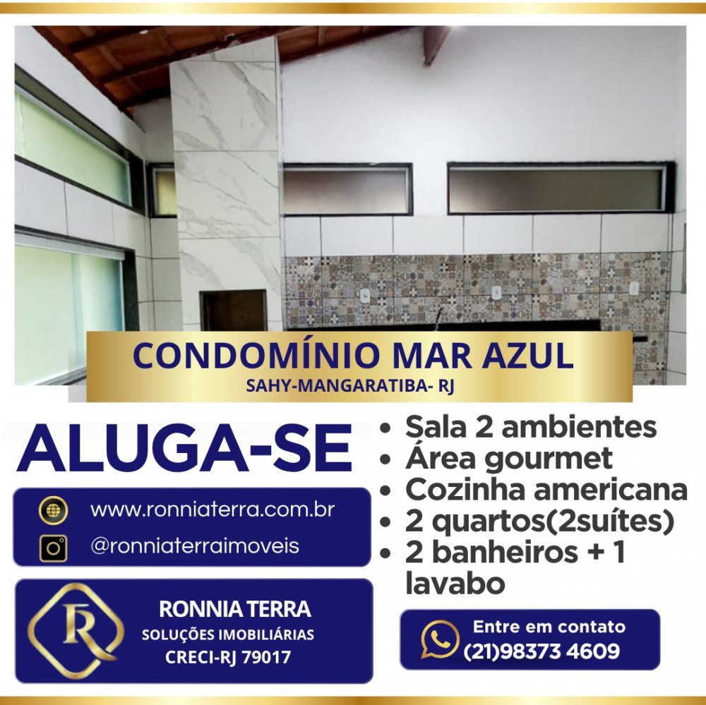 Casa em Condomnio - Aluguel - Sahy - Mangaratiba - RJ