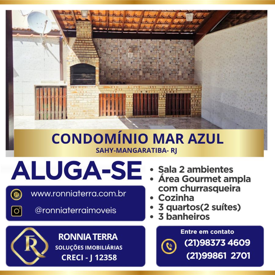 Casa em Condom�nio - Aluguel - Sahy - Mangaratiba - RJ