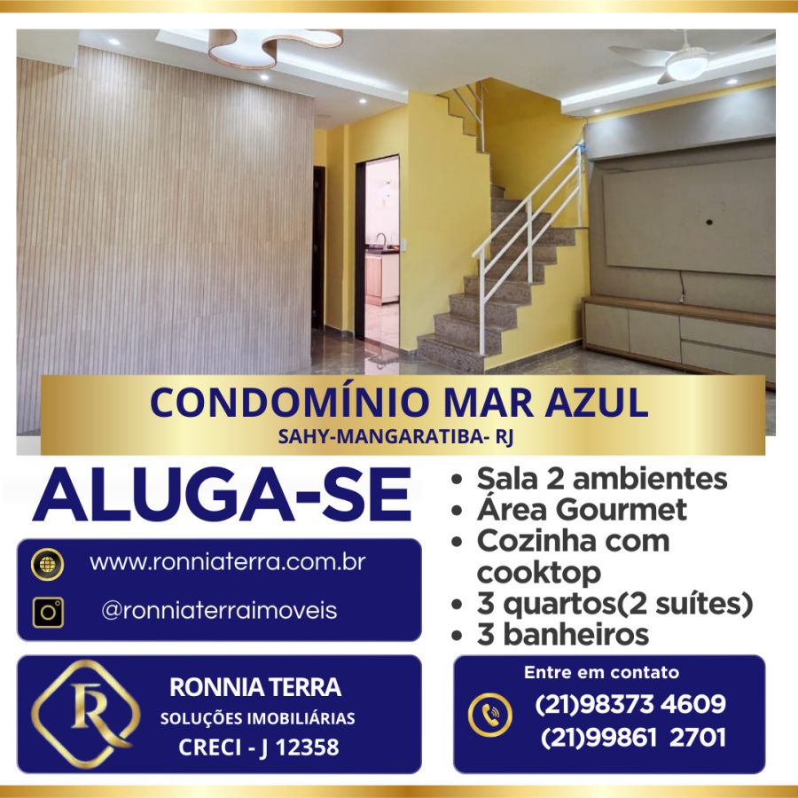 Casa em Condom�nio - Aluguel - Sahy - Mangaratiba - RJ