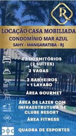Casa Duplex - Aluguel - Sahy - Mangaratiba - RJ