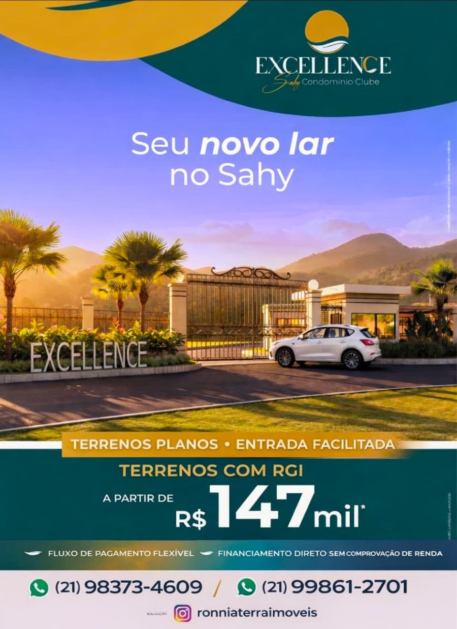 Terreno em Condom�nio - Venda - Sahy - Mangaratiba - RJ