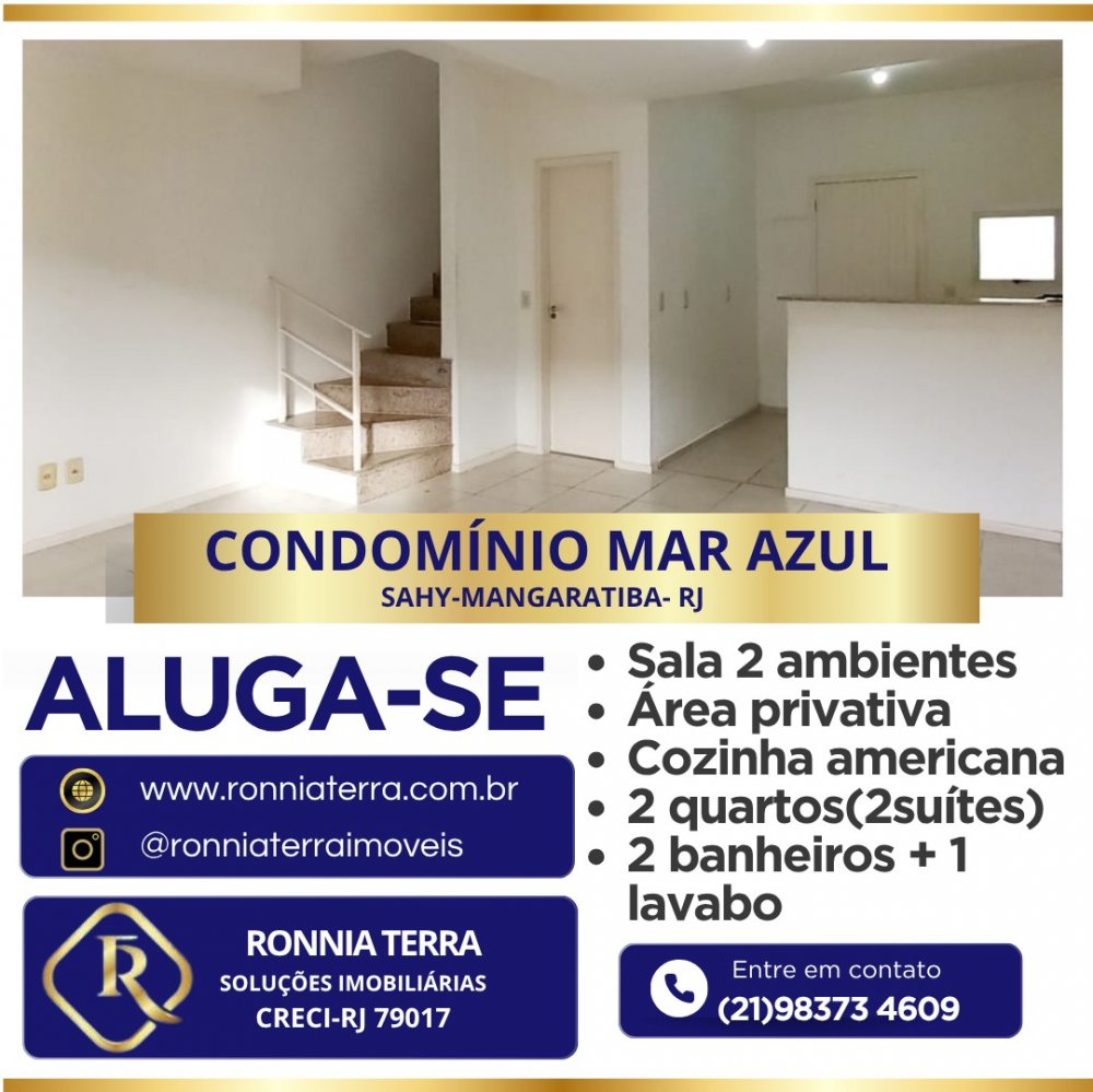 Casa em Condomnio - Aluguel - Sahy - Mangaratiba - RJ