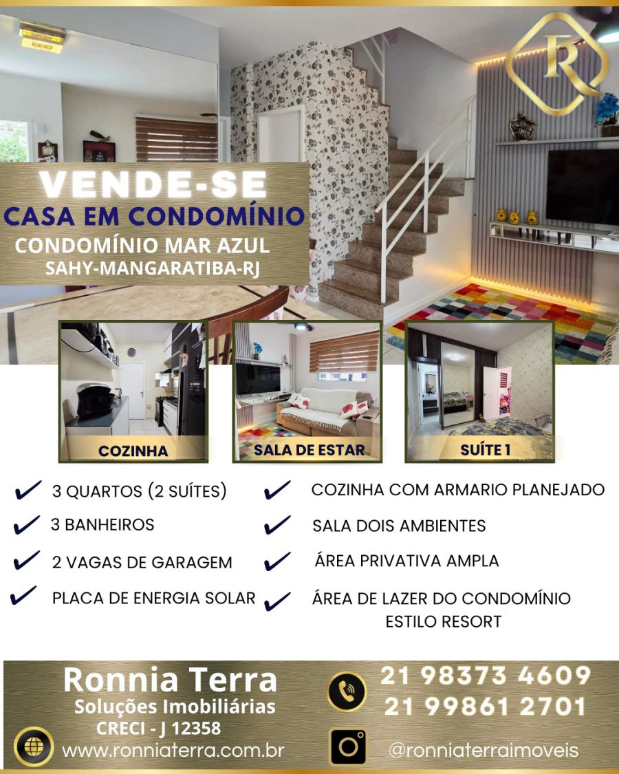 Casa em Condomínio - Venda - Sahy - Mangaratiba - RJ