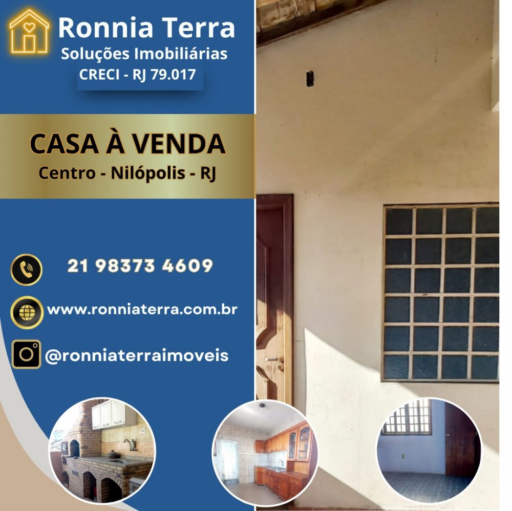Casa - Venda - Centro - Nil�polis - RJ