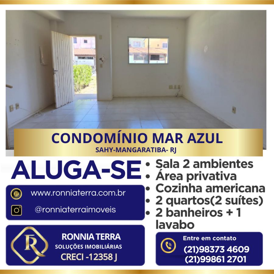 Casa em Condom�nio - Aluguel - Sahy - Mangaratiba - RJ