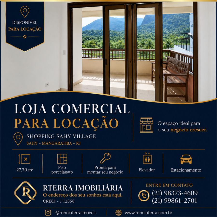 Loja - Aluguel - Sahy - Mangaratiba - RJ