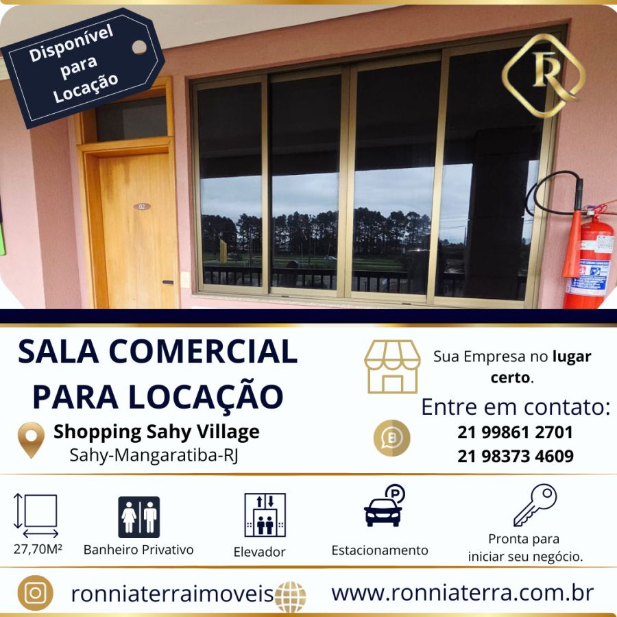 Sala Comercial - Aluguel - Sahy - Mangaratiba - RJ