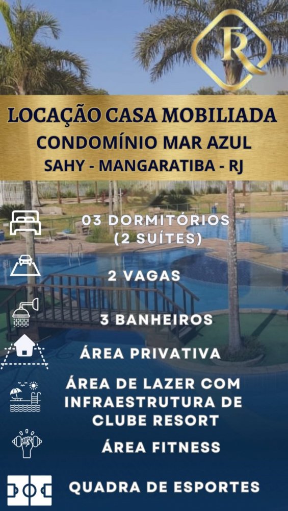 Casa em Condomnio - Aluguel - Sahy - Mangaratiba - RJ
