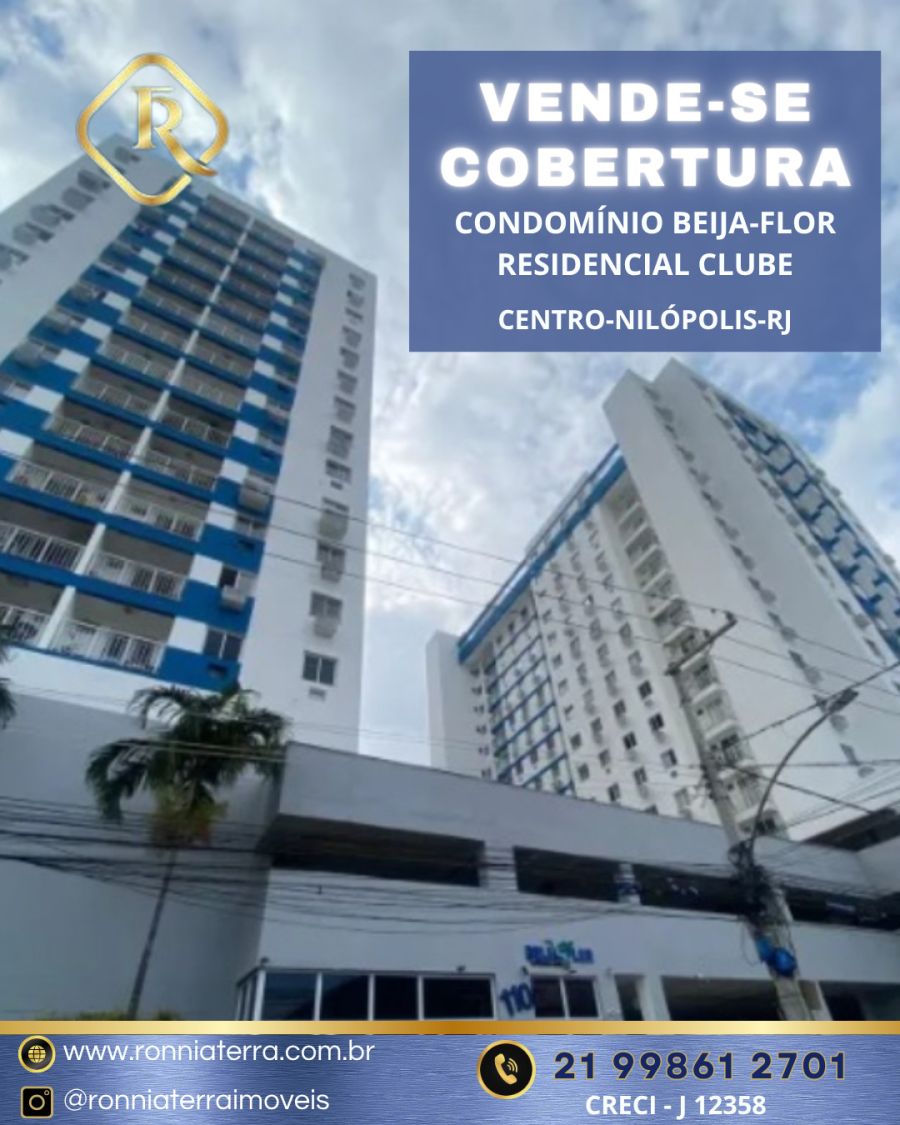 Cobertura - Venda - Centro - Nilópolis - RJ