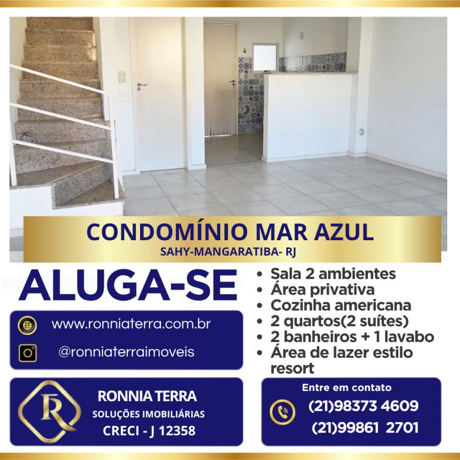 Casa em Condom�nio - Aluguel - Sahy - Mangaratiba - RJ