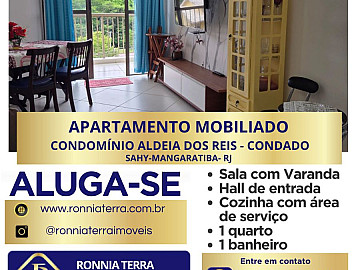 APARTAMENTO MOBILIADO EM CONDOM�NIO