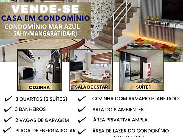 CASA MOBILIADA EM CONDOM�NIO