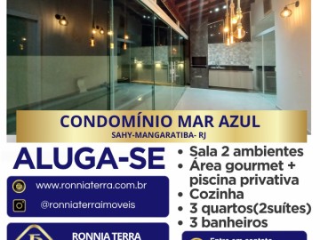 CASA COM PISCINA EM CONDOM�NIO