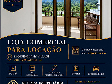 Loja Comercial - Shopping Sahy Village